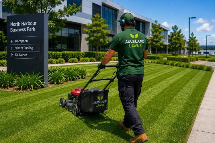 Commercial lawn care Auckland service