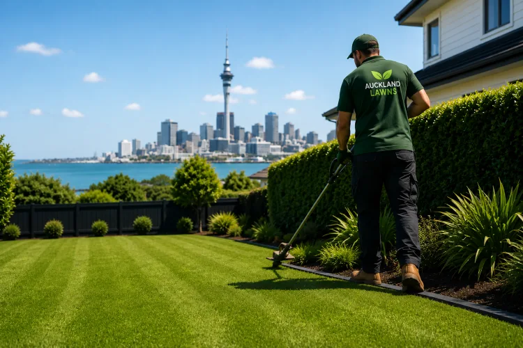 Lawn maintenance Auckland service