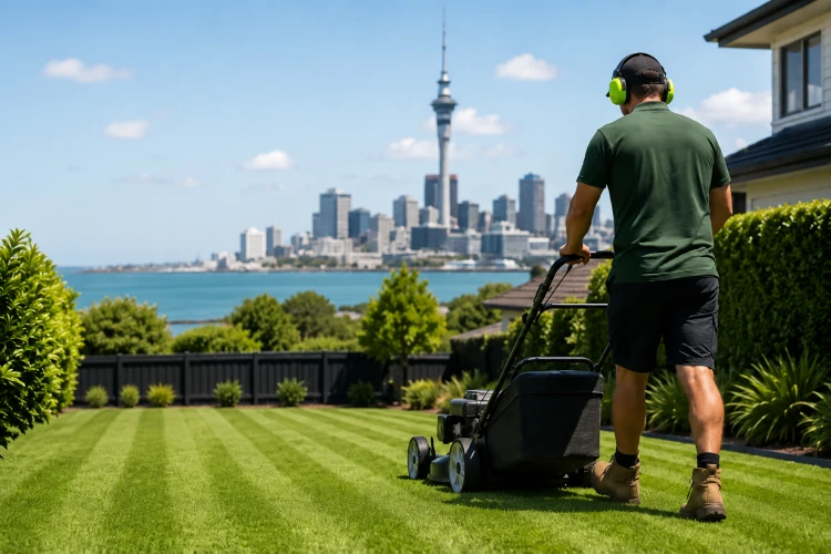 Lawn mowing Auckland service