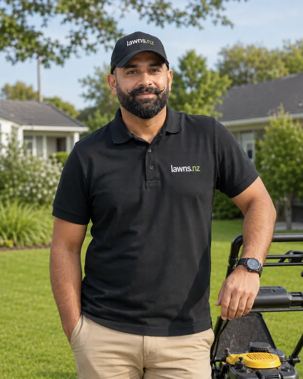 Garry, local lawn mowing operator in Auckland